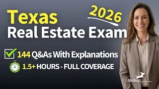 🔑 PASS the Texas Real Estate Exam 2026 | Full 143-Question TREC Final Review