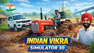 Scorpio Phas Gayi Kheton Mein 🚜💥 | Tractor Rescue Mission | Indian Vehicle 3D
