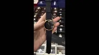 MOVADO Museum Black Dial Leather Men's Watch 0606876