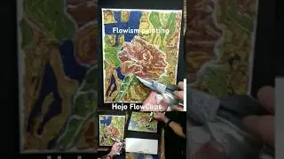 Hojo Its hojo flow cup Flowism painting #painting #shorts #viralshorts