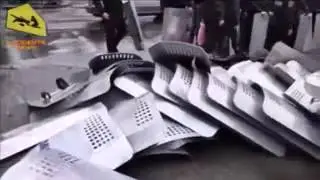 Odessa riot police dump shields, switch sides