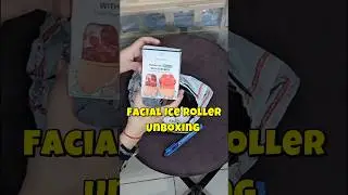 Facial Ice Roller Unboxing 😍 and Review👍 #iceroller #youtubeshorts #beautyessentials