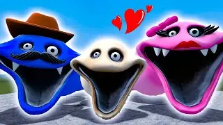 I MAD NEW ROBLOX HUNGRY WORM SNAKE LOVE STORY vs  OMNIDROID LIN GANG BOSS In Garry's Mod