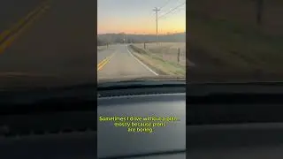 Sometimes You Just Need to Drive Into the Sunset 🌇