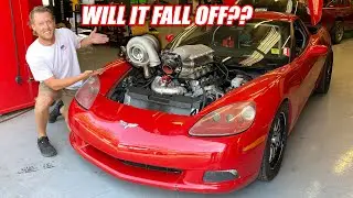 Welding on Ruby's GIANT New 88mm Turbo!!! + Immediately Testing the Spool Time! (many freedoms)