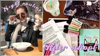 NIGHT ROUTINE I APRÈS LES COURS ! 🤓👩🏼‍💻👩🏼‍🎓