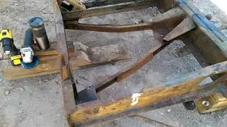 Engine Cradle Damage Assessment - GM PD-4106 #106 Vintage Greyhound Bus Conversion