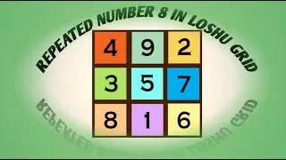 Repeated Number 8 in lo shu grid | Repeated Number in Numerology | Lo shu grid in hindi | Numerology