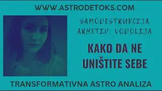 Vodolija & Pluton u Vodoliji ~ kako da ne uništite sebe? samodestrukcija