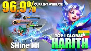 HARITH  STARDUST PERFECT BUILD GAMEPLAY ~ TOP GLOBAL GAMEPLAY BY ツⒽ Ⓔ Ⓝ Ⓖ ~ MLBB