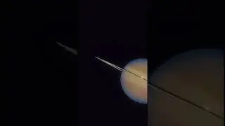 This Tiny Moon Bends Saturn&rsquo;s Rings! 🤯🪐 #shorts #space #sciencefacts