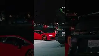 California car scene. Insane night rally!  #shorts #based #streetrunners #orangecounty #cars