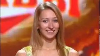 Anastasia Skukhtorova - Russian Got talent pole dance (  Минута славы танцы на шесте  28 09 2013 )