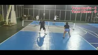 Mix Doubles Tune up game for up coming tournament 