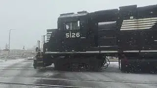 A snowy action packed day in Elkhart 