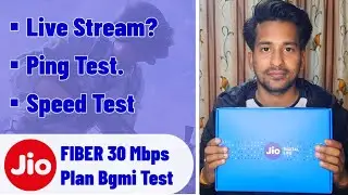 Jio Fiber 399 Plan BGMI Ping, Live Stream Test | Jio Fiber 30 Mbps Plan Gaming Review | Jio Fiber |