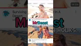 Another MrBeast Copy&hellip; But It Works #benazelart #mrbeast #shorts