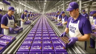 How Millions of Cadbury Dairy Milk Bars Are Produced in Factory