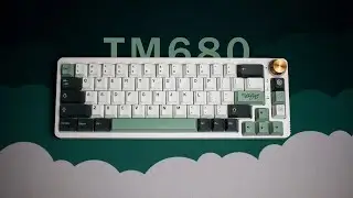 TM680 Keyboard Kit | Gateron Milky Black KS-3X1 Lubed | Tempest Mod