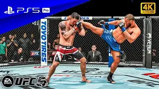 UFC 5 &mdash; Том Аспинелл против Сирил Гейн &mdash; полный бой за звание чемпиона UFC | PS5&trade; Pro [4K60]