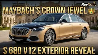 Maybach’s Crown Jewel 👑 | 2026 Maybach S 680 V12 Exterior Design Revealed | RevXotic #trending
