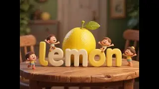 Let&rsquo;s Learn Fruits! -Learning About Lemon
