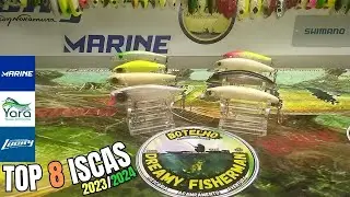 Seleção de Iscas! Top 8 da minha caixa em 2023, impossível não pegar em 2024. #fishing #iscas #dicas