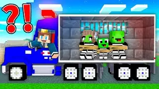 How POLICE JJ Caught CRIMINAL Mikey Family in Minecraft ? - Maizen