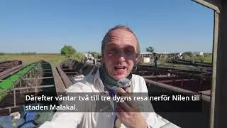 Martin Schibbye p&aring; plats i Sydsudan