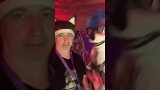 Partying hard at #Furgether 2023. Crazy lil #furry con with amazing people. #DJ #techno #house #rave