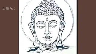 Easy Steps to Draw Buddha's Serene Face | Sacred Art Drawing