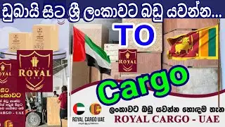 Dubai to Sri Lanka cargo service [Royal cargo service] UAE to SL