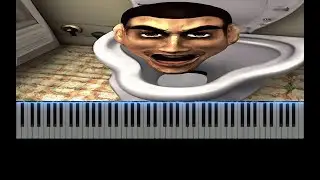 Lil Big Stack - Skibidi Toilet EASY Piano Tutorial