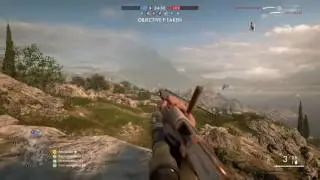 Battlefield&trade; 1: Insane Fighter Plane Pilot Headshot - Luckiest Shot Ever!