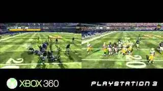 Madden NFL 12 Xbox 360 vs PS3 Comparison Video *HD*