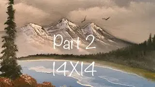 Part 2 Cool landscape #landscapedesign #oilpainting #paintwithrick #funpainting #coolart #landscapes