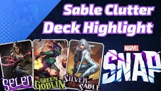 Silver Sable Selene Clutter, 13 and 4 climbing back to INFINITE! | Marvel SNAP Deck Highlight