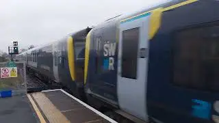 SWR Class 444024 Desiro & Class 444009 Departing From Havant The 16th of December 2023