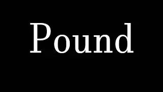 Pound - N Ma Hood