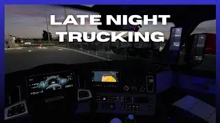 Texas to Oklahoma at night🔥 | American Truck Simulator