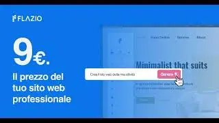Il tuo sito web professionale a soli 9&euro;/mese tutto incluso!