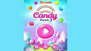 Candy Match 3 Game - Gameplay