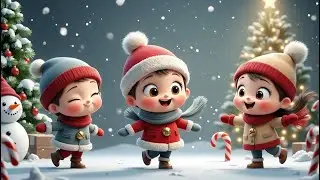 Santa and Kids Christmas Fun 🎅 | Kids Christmas Song | Sing Along Holiday Music | KidsLearn Rhymes