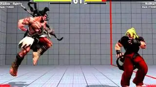 STREET FIGHTER V Necalli [shadow__fighter] vs Ken [Reil]