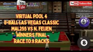 Virtual Pool 4 | 8-Ball Las Vegas Classic | Winners Final | Race to 9 Racks
