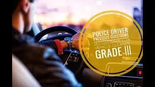 Police driver important previous questions || 163/2015-Driver cum cleaner grade 3^ part 1