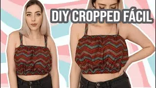 DIY Cropped com elástico | Fácil sem modelagem