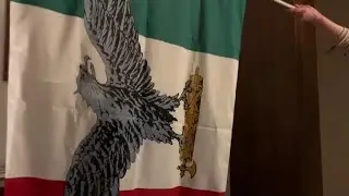 Il nostalgico di Nimis con l'aquila e il fascio