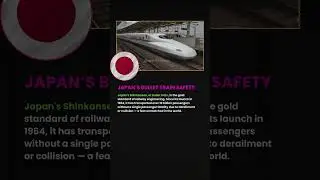 Japan&rsquo;s Bullet Train: 10 Billion Riders, Zero Fatalities &mdash; A Safety Miracle. #shortsfeed #factshorts