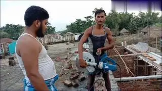 Concrete roof slab cutting. Roof  yani chhat ki ktai very easy. Dhalai ki ktai. Lanter ki ktai.